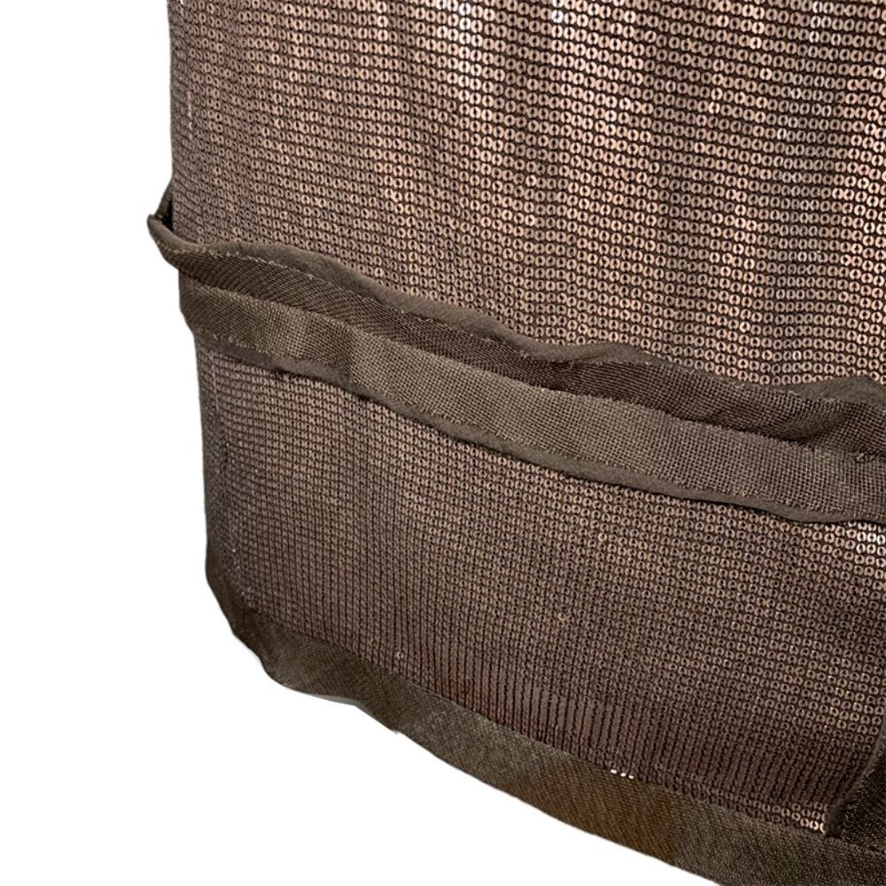 Robert Rodriguez Sequin Panel Mesh Trim Dress - image 7